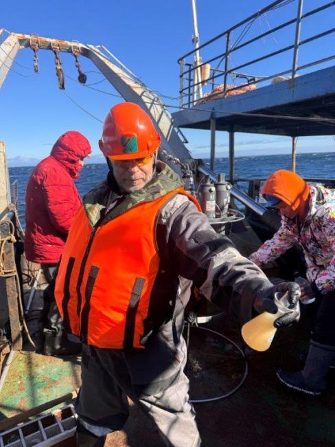 Отбор проб на растворенный кислород (Сагалаев С.Г.) 