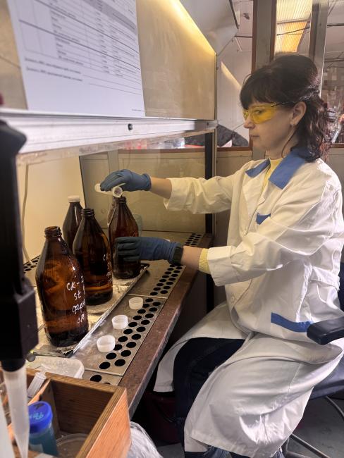 Фиксация проб фитопланктона (Шкирникова Е.М.)