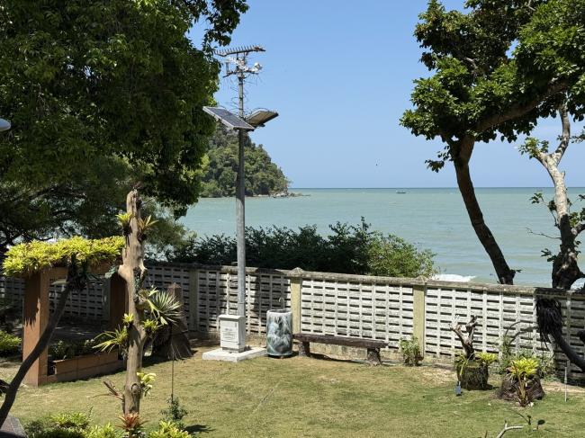 Центр CEMACS расположен в удаленной бухте, куда можно добраться только на катере или по длинной тропе через джунгли