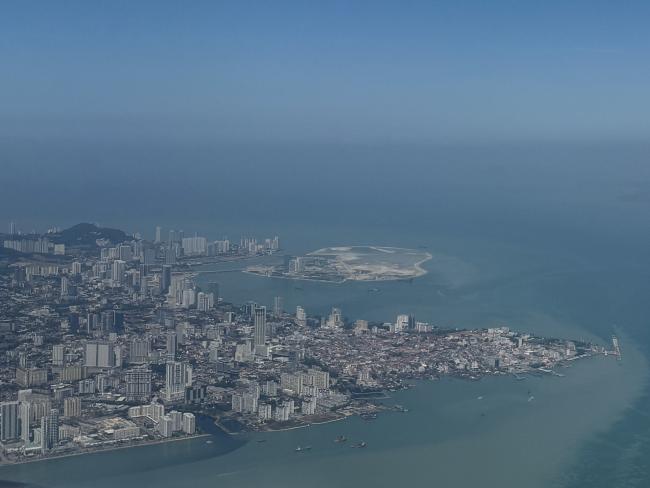 Город Джорджтаун, столица Пинанга, одно из первых английских поселений в юго-восточной Азии